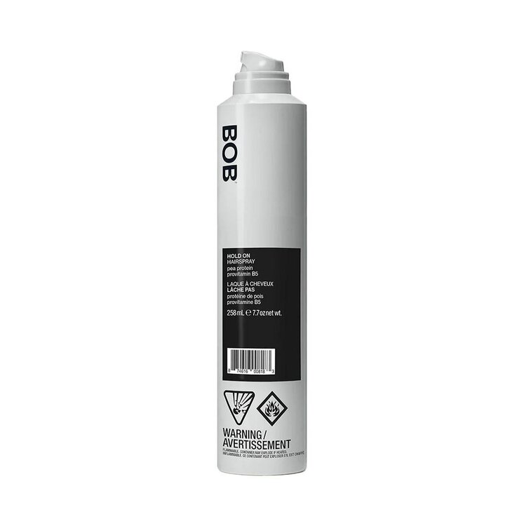 BACK OF BOTTLE | BOB Style | Laque à Cheveux Lâche Pas – Fixation Souple et Finition Satinée (258 ml / 7.7 oz)