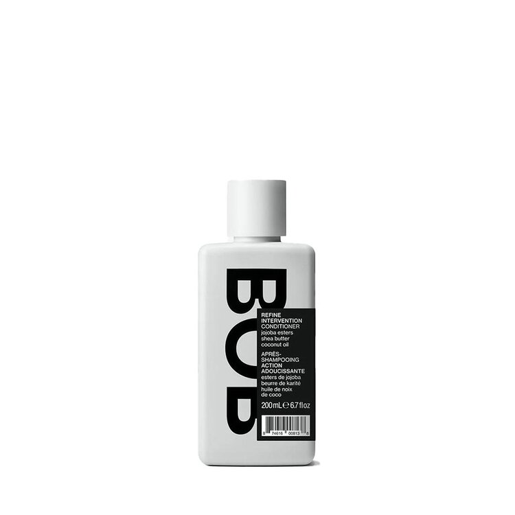 BACK OF BOTTLE | BOB Refine Intervention | Après‑Shampooing – Soin Lissant Léger et Nourrissant (200 ml / 6.7 oz)
