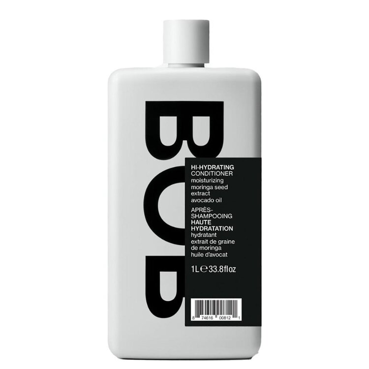 BACK OF BOTTLE | BOB Hi‑Hydrating | Après‑Shampooing – Hydratation légère et démêlage sans alourdir (200 ml / 6.7 oz)