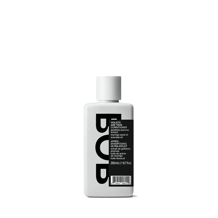 BACK OF BOTTLE | BOB Violets Are True | Après‑Shampooing – Soin Violet pour Cheveux Colorés ou Gris (200 ml / 6.7 oz)