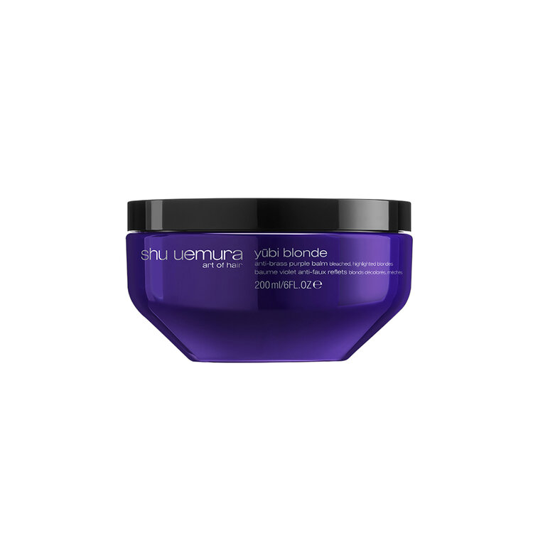SHU UEMURA Yubi Blonde | Anti-Brass Purple Mask - Corrective Hair Balm (200ml/6 fl. oz)