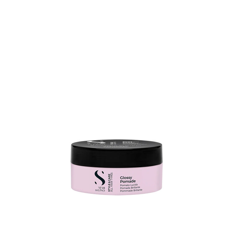ALFAPARF Milano Semi di Lino | Style & Care | Glossy Pomade (90 ml / 3.04 oz) – Shiny and flexible finish
