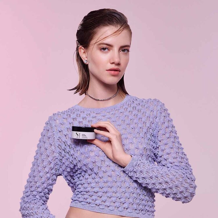 ALFAPARF Milano Semi di Lino | Style & Care | Glossy Pomade (90 ml / 3.04 oz) – Shiny and flexible finish