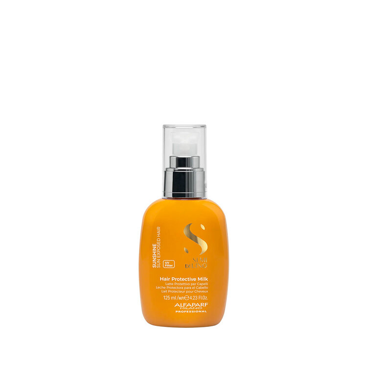 ALFAPARF Milano Semi di Lino | Sunshine | Lait Protecteur pour Cheveux (125 ml / 4.23 oz) – Bouclier hydratant anti-UV