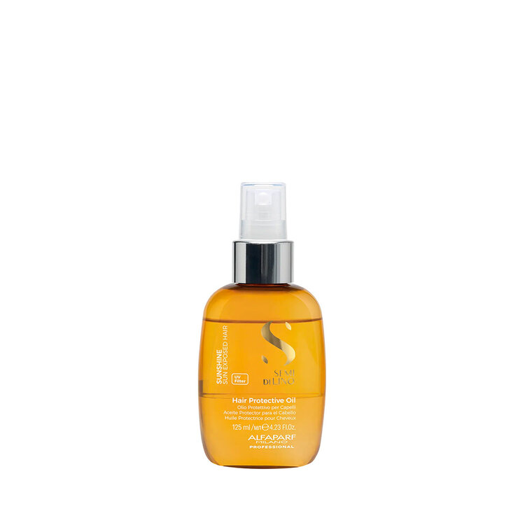 ALFAPARF Milano Semi di Lino | Sunshine | Huile Protectrice pour Cheveux (125 ml / 4.23 oz) – Protège les cheveux du soleil