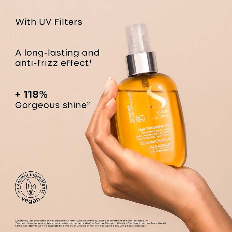 ALFAPARF Milano Semi di Lino | Sunshine | Hair Protective Oil (125 ml / 4.23 oz) – Sun protection for hair