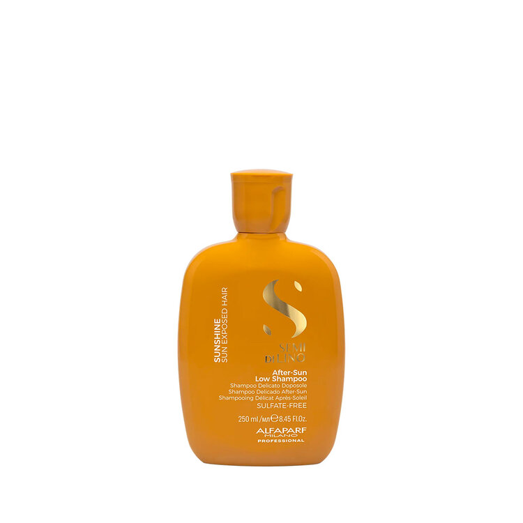 ALFAPARF Milano Semi di Lino | Sunshine | After‑Sun Low Shampoo – Gently cleanses after sun exposure