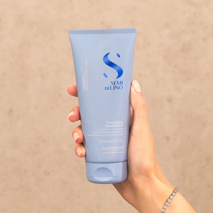 ALFAPARF Milano Semi di Lino | Density | Thickening Conditioner – Detangles and thickens fine hair