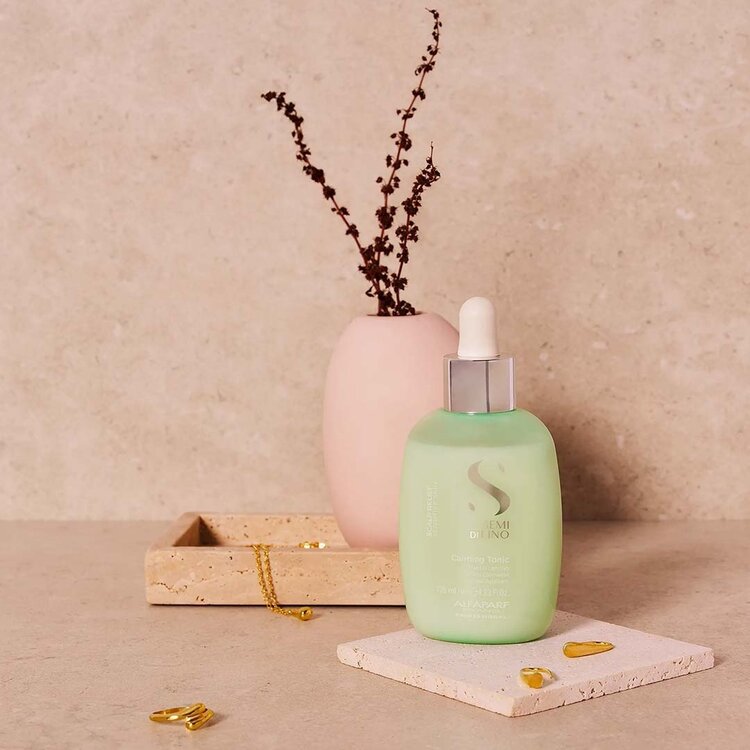ALFAPARF Milano Semi di Lino | Scalp Relief | Tonique Apaisant (125 ml / 4.23 oz) – Soulage et protège le cuir chevelu