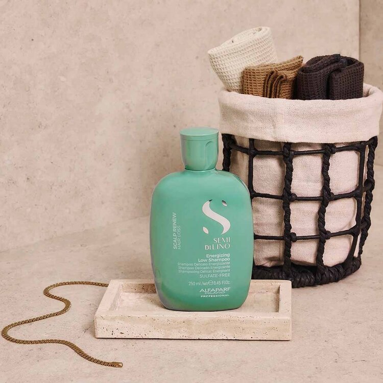 ALFAPARF Milano Semi di Lino | Scalp Renew | Energizing Low Shampoo – Stimulates and revitalizes the scalp