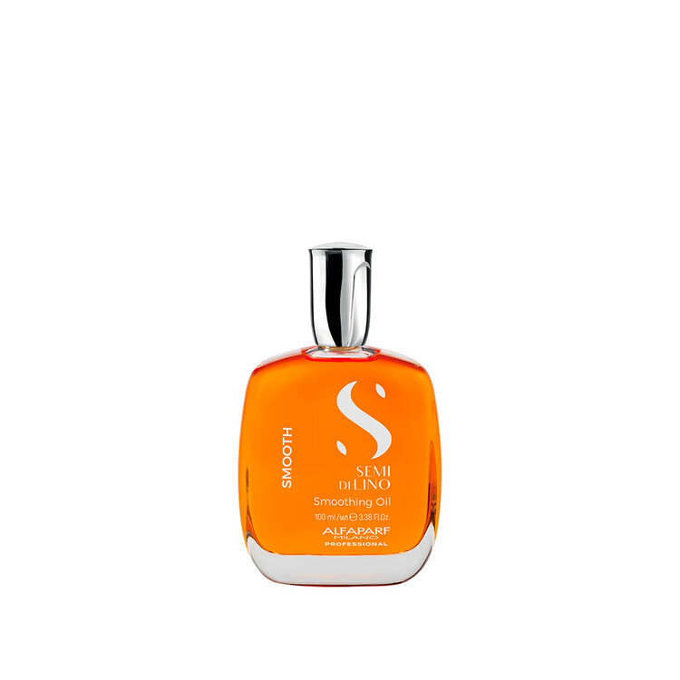 ALFAPARF Milano Semi di Lino | Smooth | Huile Lissante (100 ml / 3.38 oz) – Fini soyeux et anti-frisottis