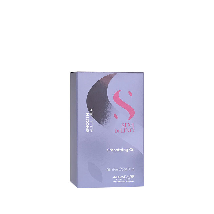 ALFAPARF Milano Semi di Lino | Smooth | Huile Lissante (100 ml / 3.38 oz) – Fini soyeux et anti-frisottis