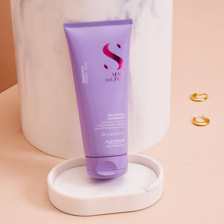 ALFAPARF Milano Semi di Lino | Smooth | Smoothing Conditioner – Instantly detangles and smooths