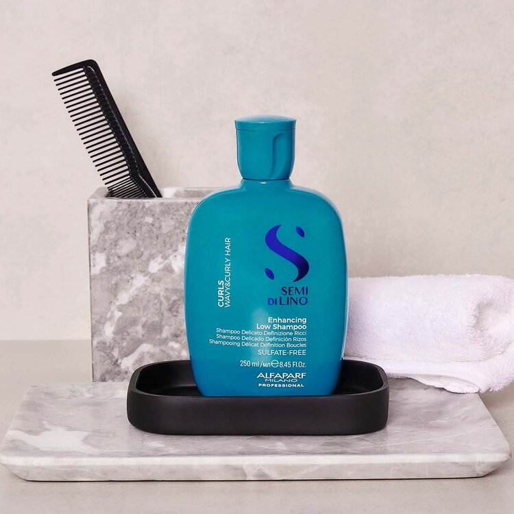 ALFAPARF Milano Semi di Lino | Curls | Shampooing Délicat Définition Boucles – Nettoie en douceur et définit les boucles