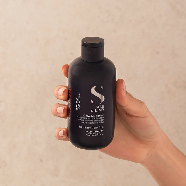 ALFAPARF Milano Semi di Lino | Sublime | Amplificateur d’Éclat (150 ml / 5.07 oz) – Mix soin pour brillance miroir