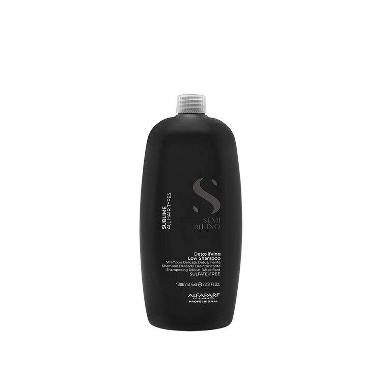 ALFAPARF Milano Semi di Lino | Sublime | Detoxifying Low Shampoo – Gently cleanses and purifies the scalp