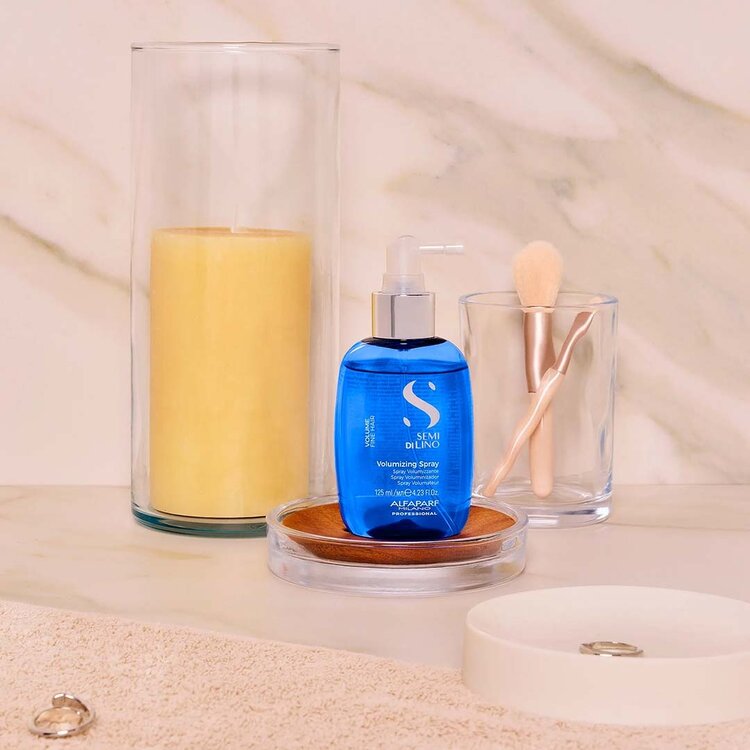 ALFAPARF Milano Semi di Lino | Volume | Spray Volumateur (125 ml / 4.23 oz) – Spray leave‑in volumisant pour densité et brillance