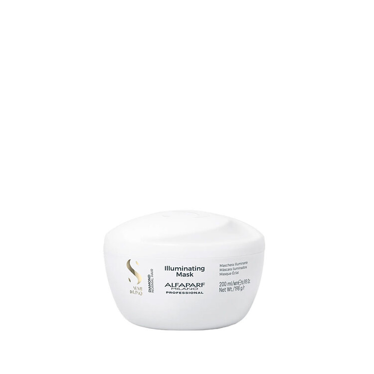 ALFAPARF Milano Semi di Lino | Diamond | Illuminating Mask – Intensive Shine Mask for Normal to Color‑Treated Hair