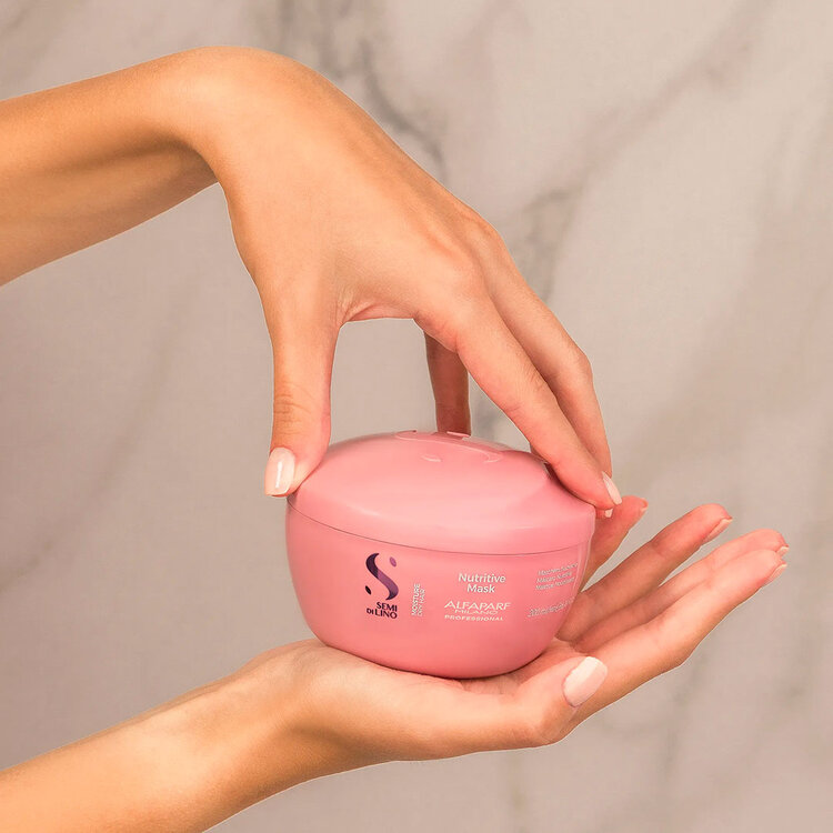 ALFAPARF Milano Semi di Lino | Nutritive Moisture | Nutritive Mask – Intensive Nourishing Hair Mask for Dry Hair