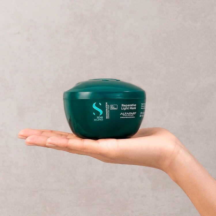 ALFAPARF Milano Semi di Lino | Reconstruction | Reparative Light Mask – Fine Damaged Hair Repair