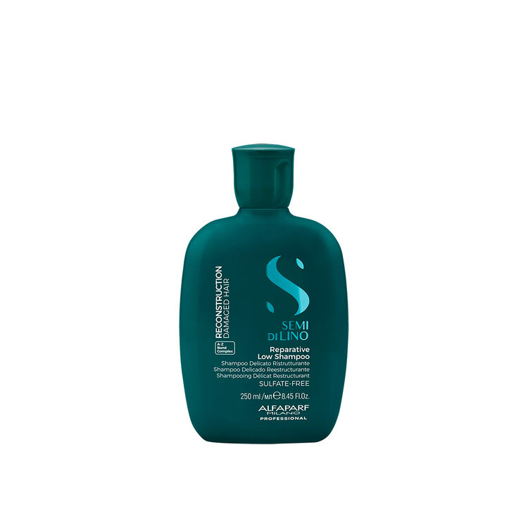 ALFAPARF Milano Semi di Lino Reconstruction | Reparative Low Shampoo – Strengthens and restores damaged hair