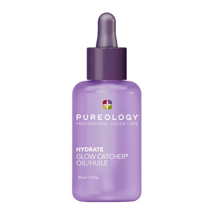 PUREOLOGY Hydrate | Glow Catcher | Huile (50 ml / 1.7 oz) – Nutrition éclat pour cheveux secs