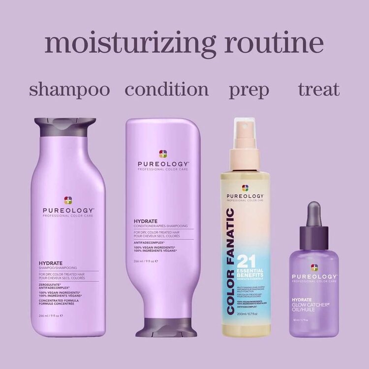 PUREOLOGY Hydrate | Glow Catcher | Oil (50 ml / 1.7 oz) – Radiance and nourishment for dry hair