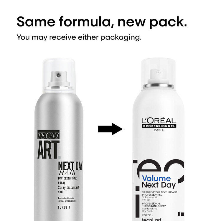 L'ORÉAL PROFESSIONNEL Tecni.Art | Volume | Next Day Texturizing Spray (193 g / 6.8 oz) – Instant volume and second-day texture