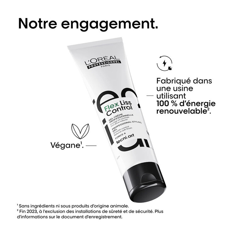 L'ORÉAL PROFESSIONNEL Tecni.Art | Flex Liss Control (150 ml / 5.1 oz) – Anti-frizz smoothing gel-cream