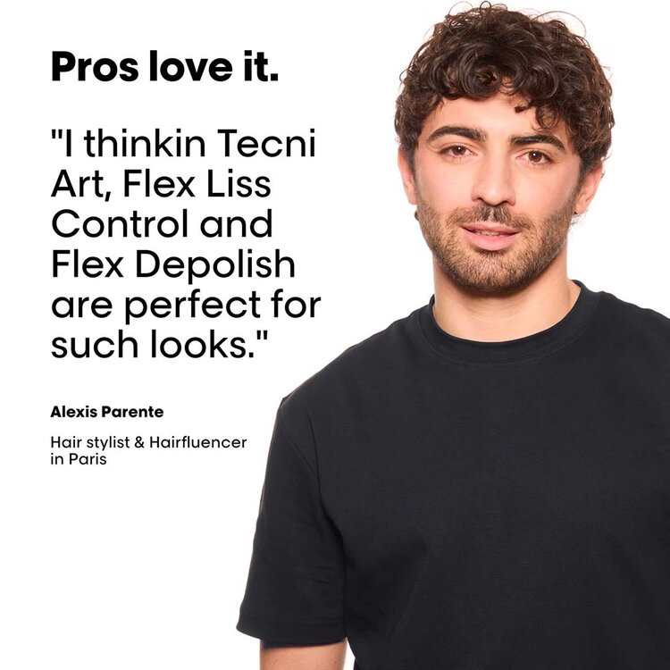 L'ORÉAL PROFESSIONNEL Tecni.Art | Flex Depolish Destructuring Paste (100 ml / 3.4 oz) – Matte finish with undone texture