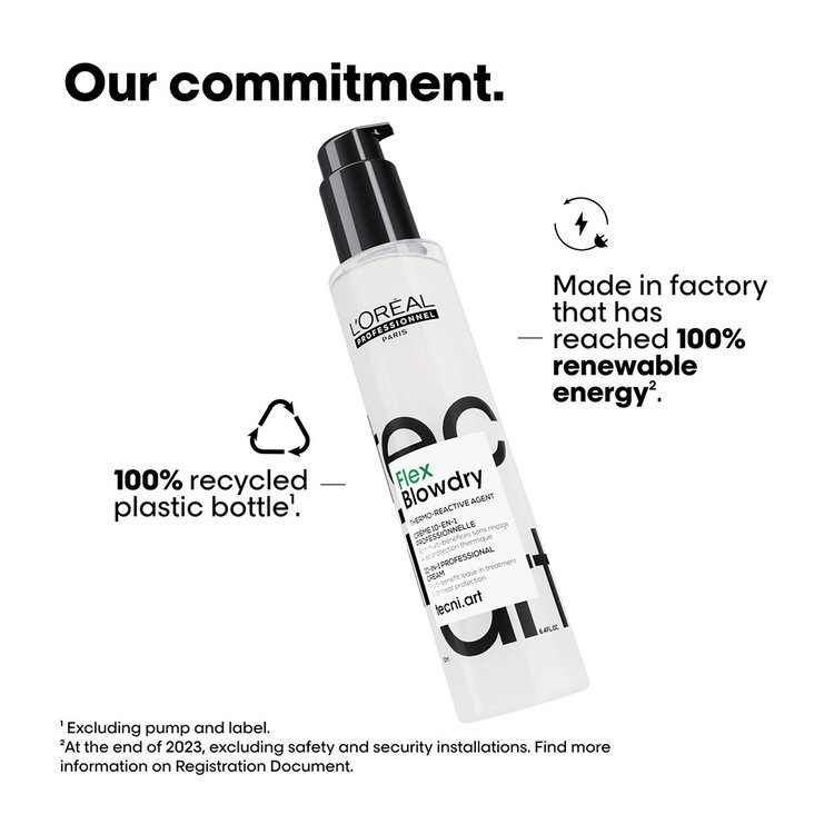 L'ORÉAL PROFESSIONNEL Tecni.Art | Flex Blowdry Crème 10-en-1 (190 ml / 6.8 oz) – Soin thermo-protecteur multifonction