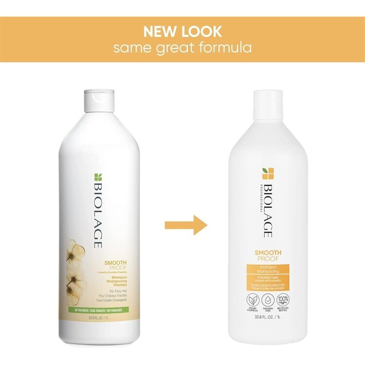 MATRIX Biolage | ***SmoothProof | Shampoo – Frizz-Control Cleanser Inspired by Camellia