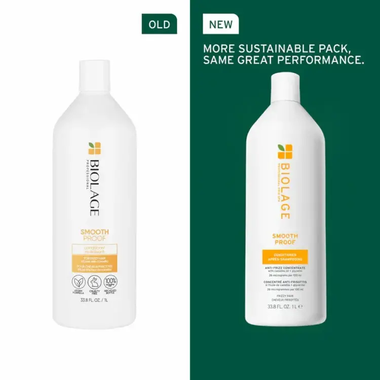 BIOLAGE Professional Hair Spa Biolage | SmoothProof | Après-Shampooing – Lisse, Contrôle les Frisottis et Facilite le Coiffage