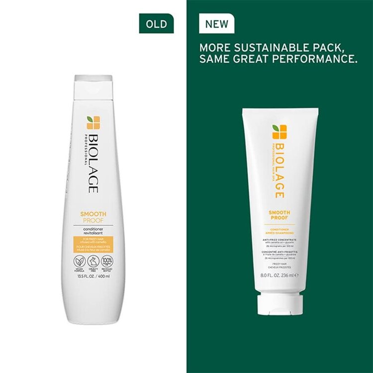 MATRIX Biolage | SmoothProof | Après-Shampooing – Lisse, Contrôle les Frisottis et Facilite le Coiffage