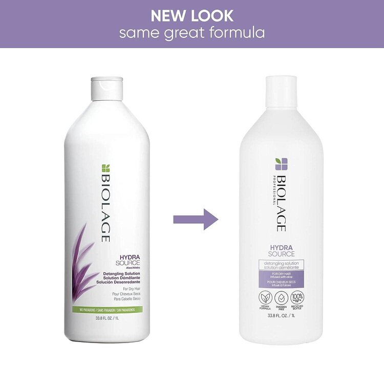 MATRIX Biolage | ***HydraSource | Solution Démêlante – Spray Léger Démêlant et Hydratant