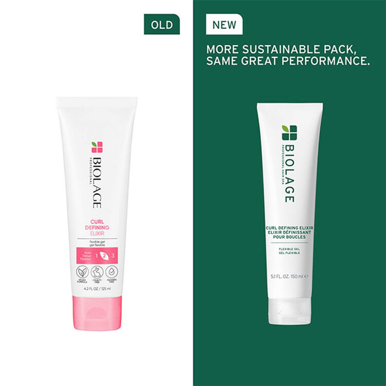 MATRIX Biolage | Coiffants | Élixir Définissant Pour Boucles (150 ml / 5.1 oz) – Gel flexible pour boucles définies et sans frisottis