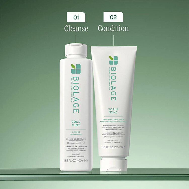 BIOLAGE Professional Hair Spa Biolage | Cool Mint | Shampooing – Nettoie en douceur et rafraîchit le cuir chevelu