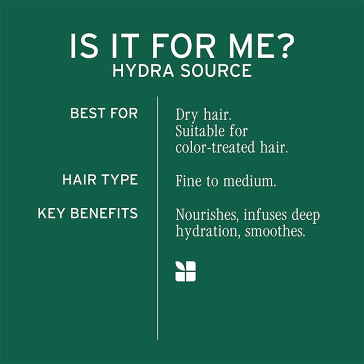 MATRIX Biolage | Hydra Source | Crème Quotidienne Sans Rinçage (200 ml / 6.8 oz) – Hydratation quotidienne, démêlage facile et anti-frisottis