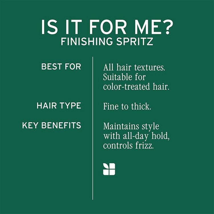 BIOLAGE Professional Hair Spa Biolage | Styling | Finishing Spritz Non-Aerosol Hairspray – Flexible hold, frizz control and natural finish