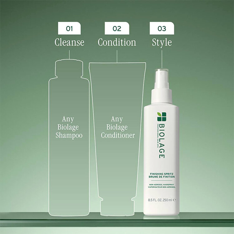 BIOLAGE Professional Hair Spa Biolage | Styling | Finishing Spritz Non-Aerosol Hairspray – Flexible hold, frizz control and natural finish