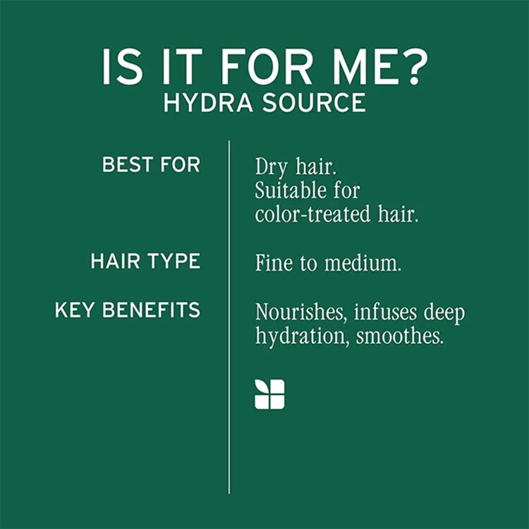 MATRIX Biolage | Hydra Source | Shampooing – Nettoyage doux, hydratation durable pour cheveux secs