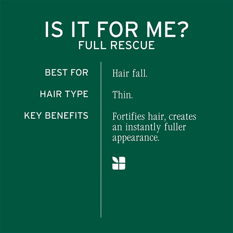 MATRIX Biolage | Full Rescue | Masque Réparateur (500 ml / 16.9 oz) | Réparation Intense & Douceur