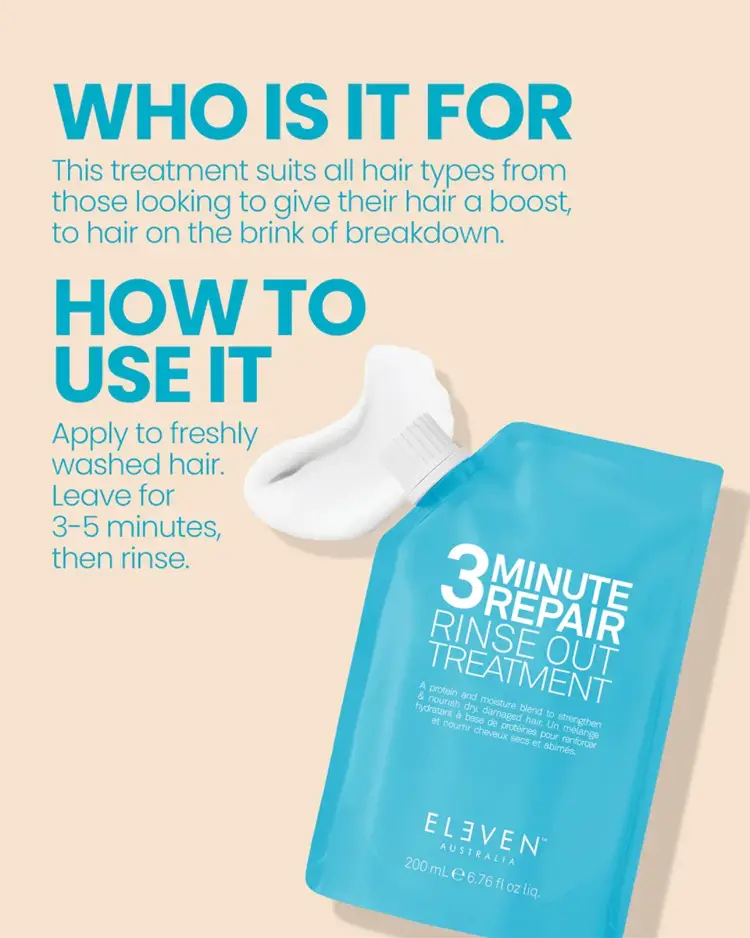 ELEVEN Australia 3 MINUTE REPAIR Rince Out Treatment
