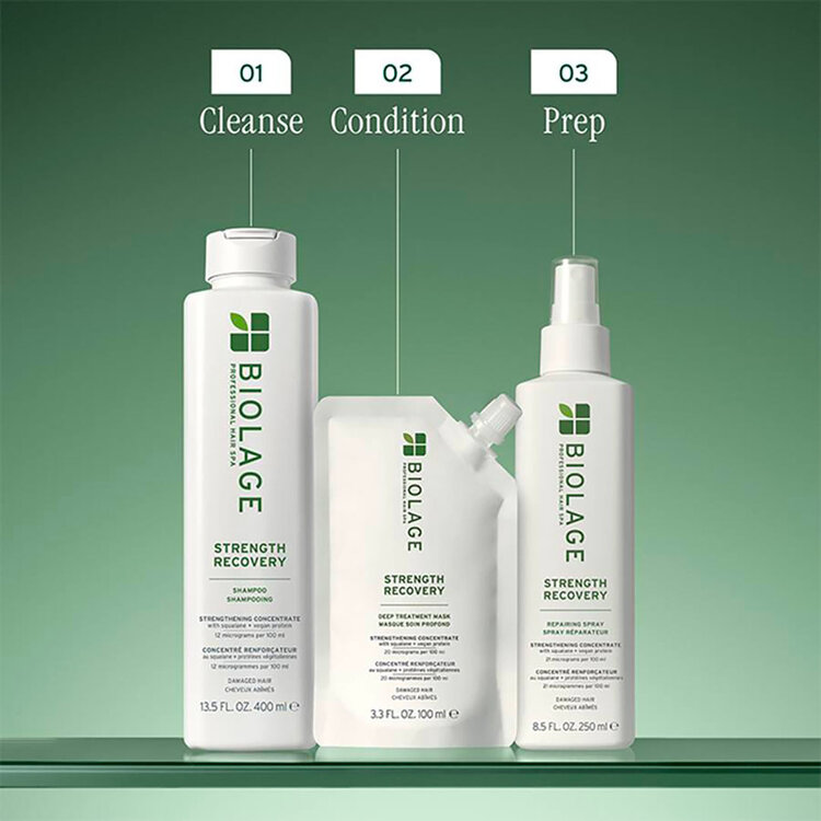 MATRIX Biolage | Strength Recovery | Deep Treatment Mask (100 ml / 3.3 oz) – Intensive Repair & Breakage Reduction