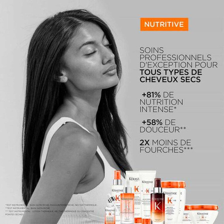KÉRASTASE Routine Capillaire | Ensemble Réveille Capillaire | Soins Nutrition & Brillance Intense – Nourrir La Fibre, Lisser Les Frisottis & Révéler L’Éclat