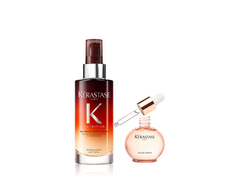 KÉRASTASE Haircare Routine | Wake-Up Glow Set | Intense Nutrition & Shine