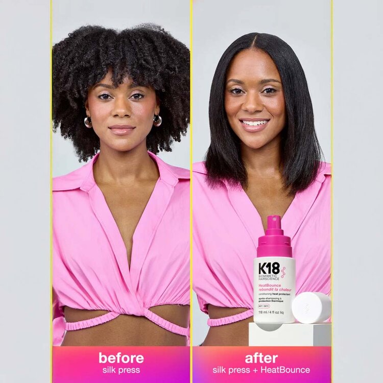 K18 Biomimetic Hairscience Heat Bounce | Leave-In Conditioning Spray | Heat Protection & Anti-Frizz