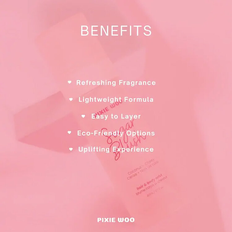 PIXIE WOO Hair & Body Mist (80 ml / 2.7 oz) | Lightweight Scent & Hydration