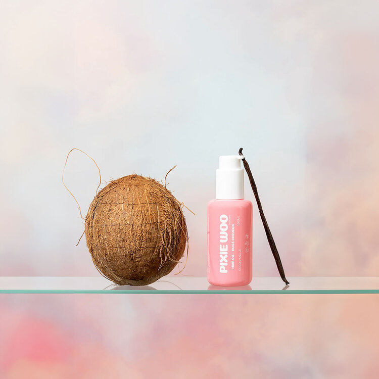 PIXIE WOO Hair Oil (100 ml / 3.4 oz) | Coco Vanilla | Nourishing Shine