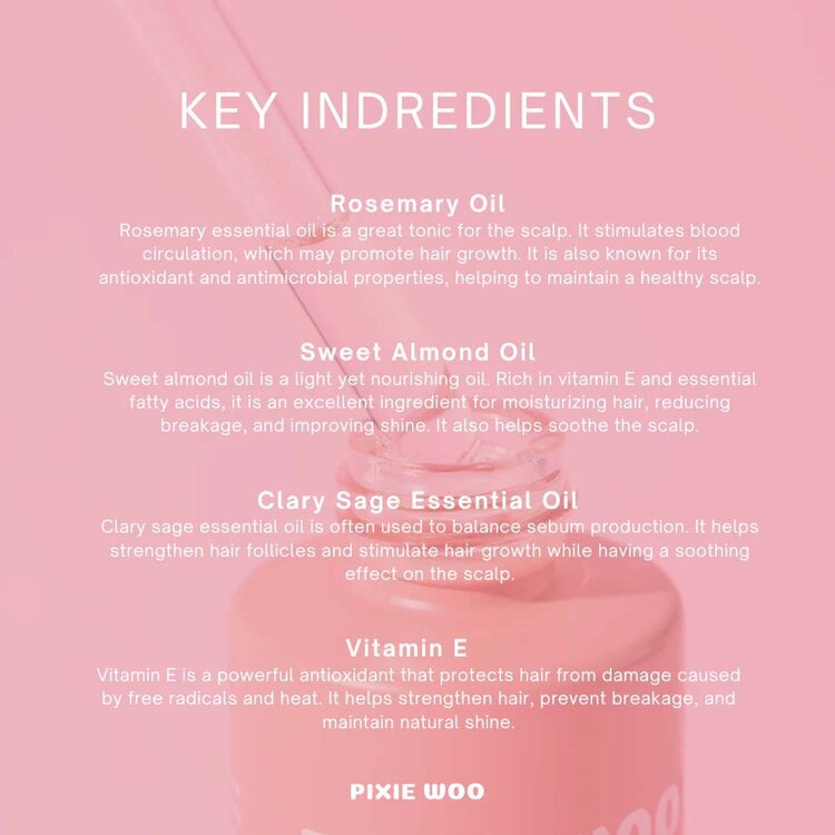 PIXIE WOO Huile Fortifiante Cuir Chevelu (50 ml / 1.7 oz) | Force & Équilibre